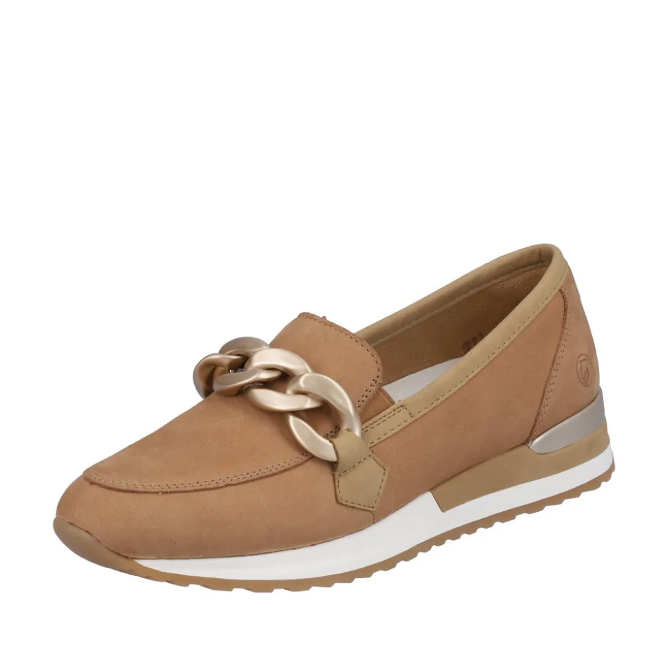 Best Rieker Remonte Loafers Dame Beige