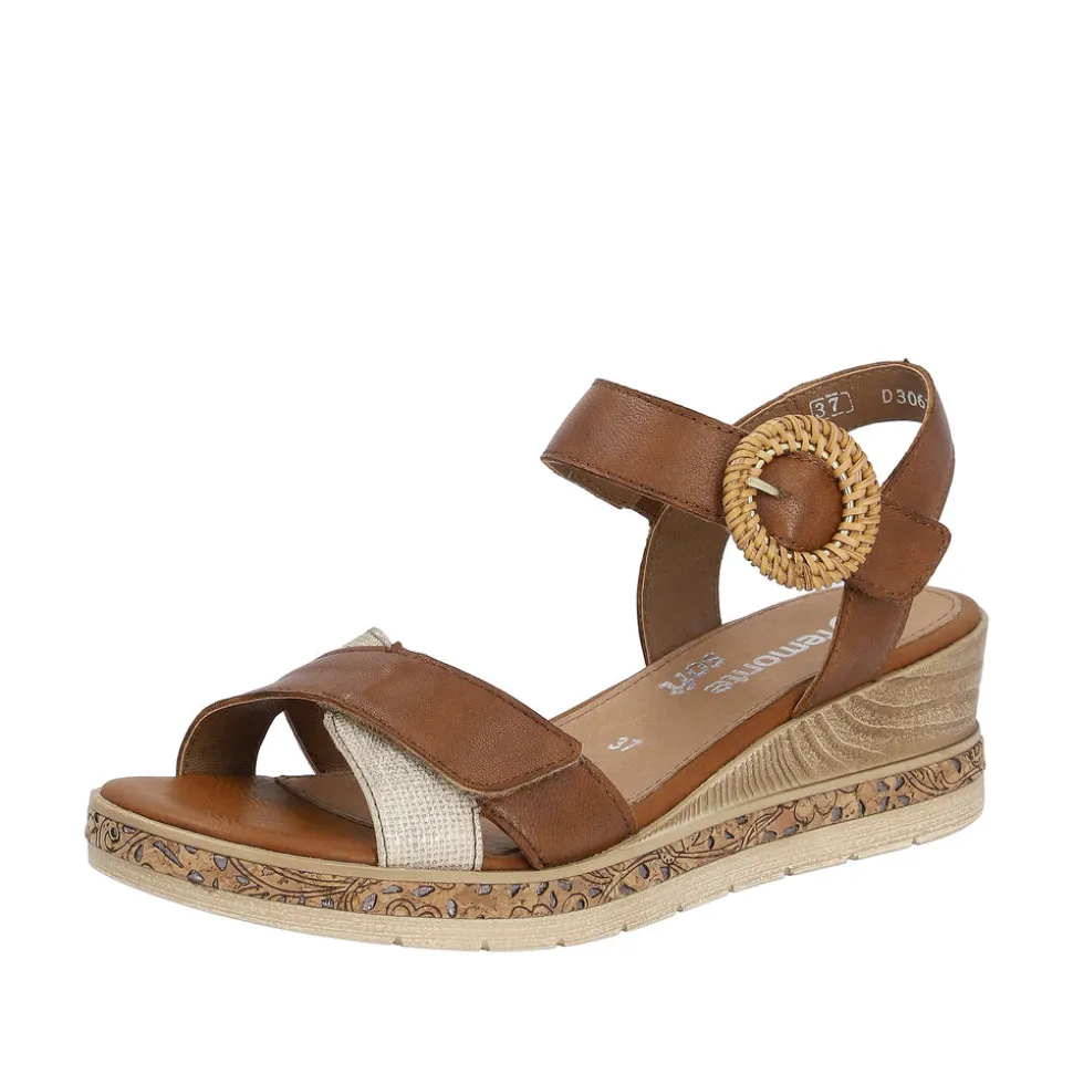 Discount Rieker Remonte Sandal Dame Brun