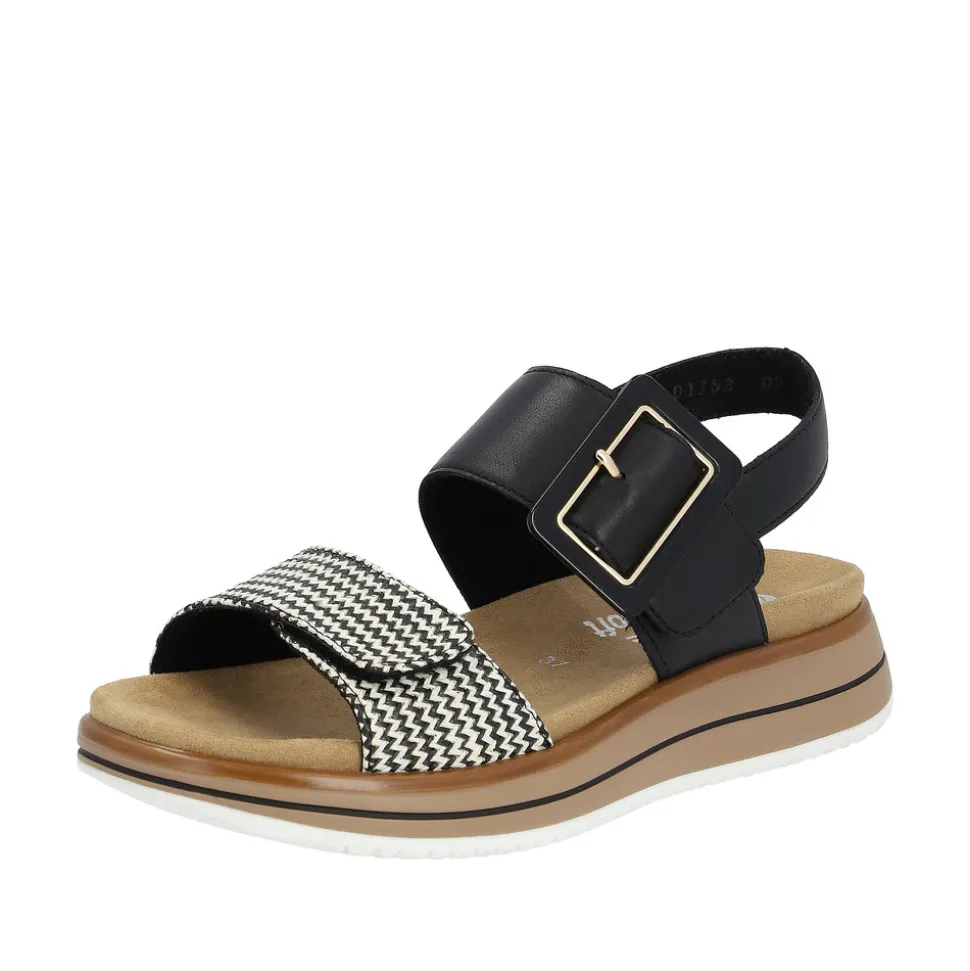 Cheap Rieker Remonte Sandal Dame Sort