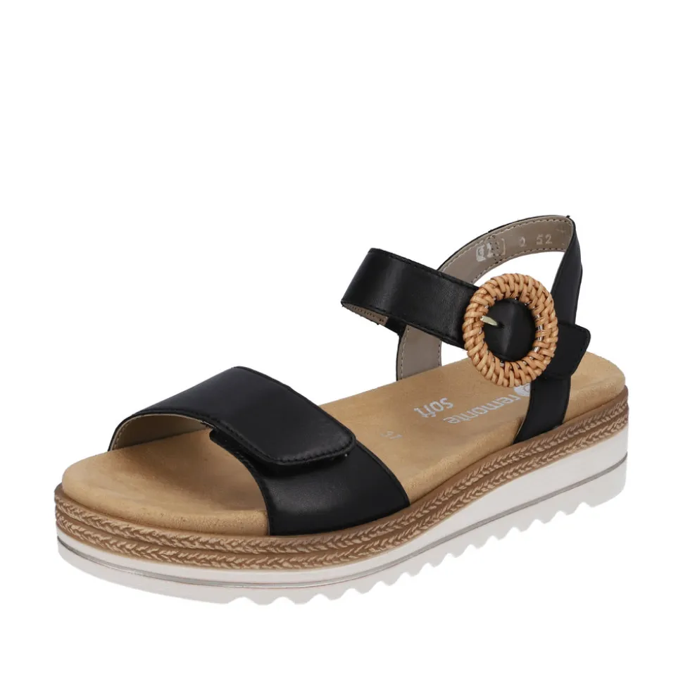 Cheap Rieker Remonte Sandal Dame Sort