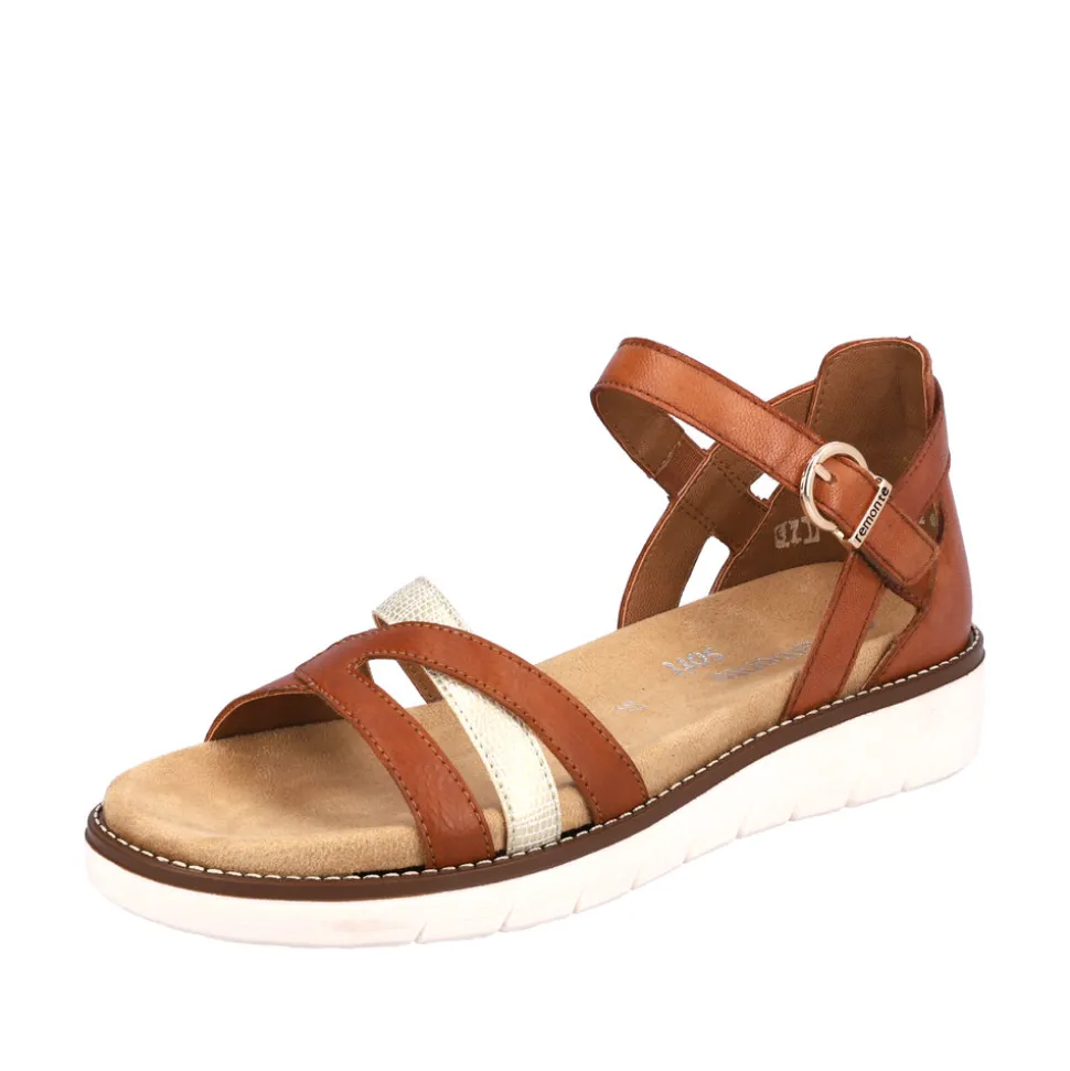 Hot Rieker Remonte Sandal Dame Brun