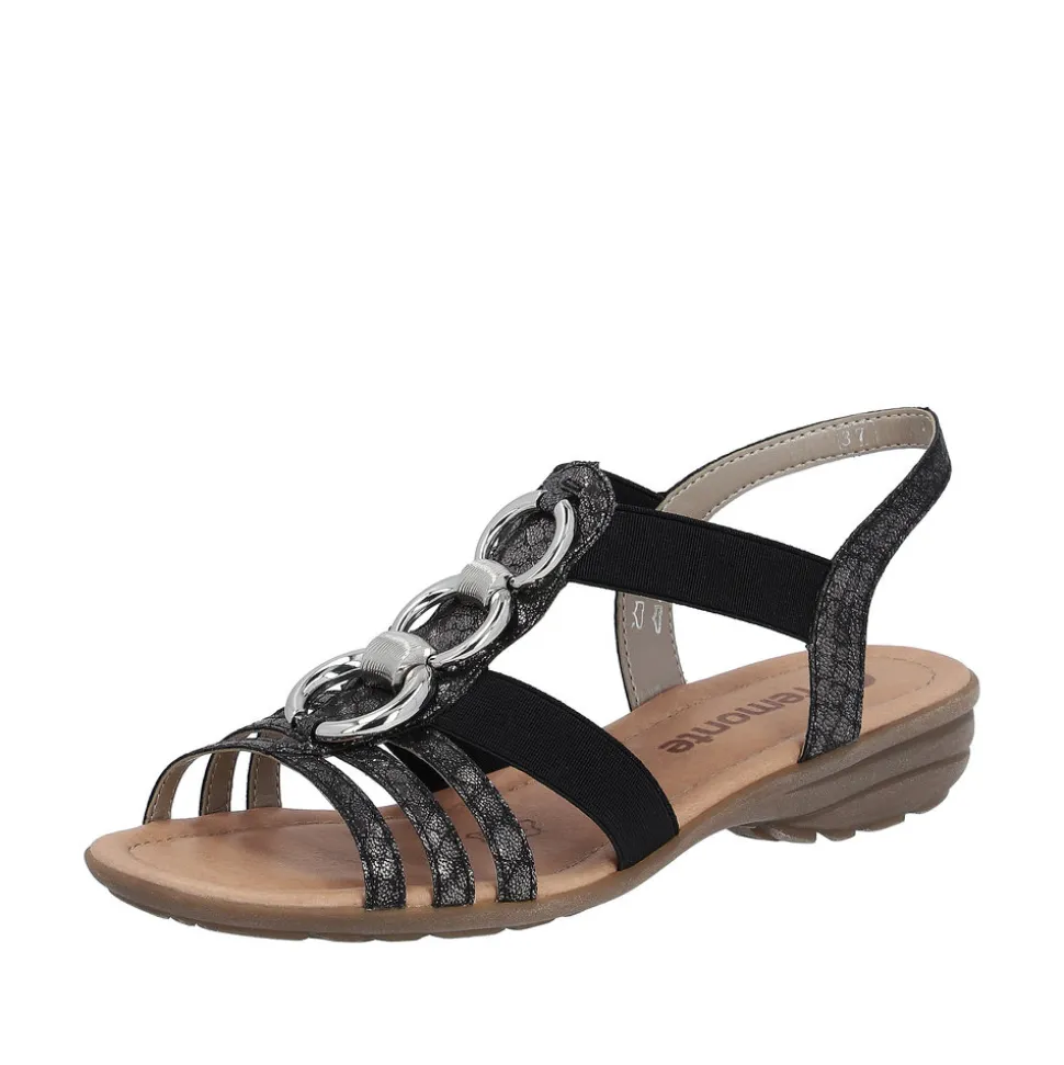 Best Rieker Remonte Sandal Dame Sort