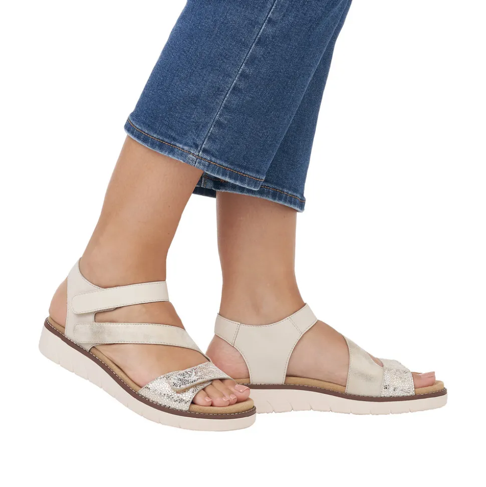 Outlet Rieker Remonte Sandal Dame Beige