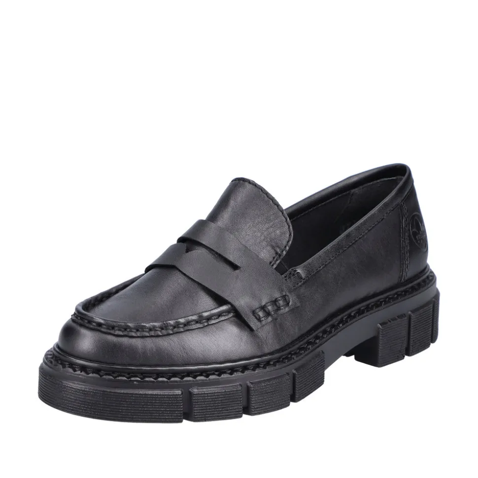 Best Rieker Loafers Dame Sort