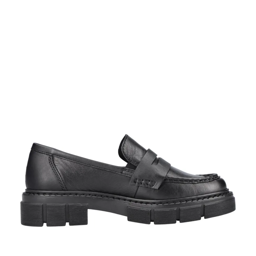 Best Rieker Loafers Dame Sort