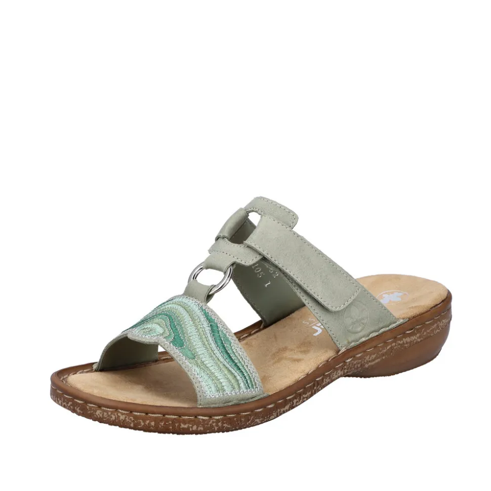 Hot Rieker Sandal Dame Grøn