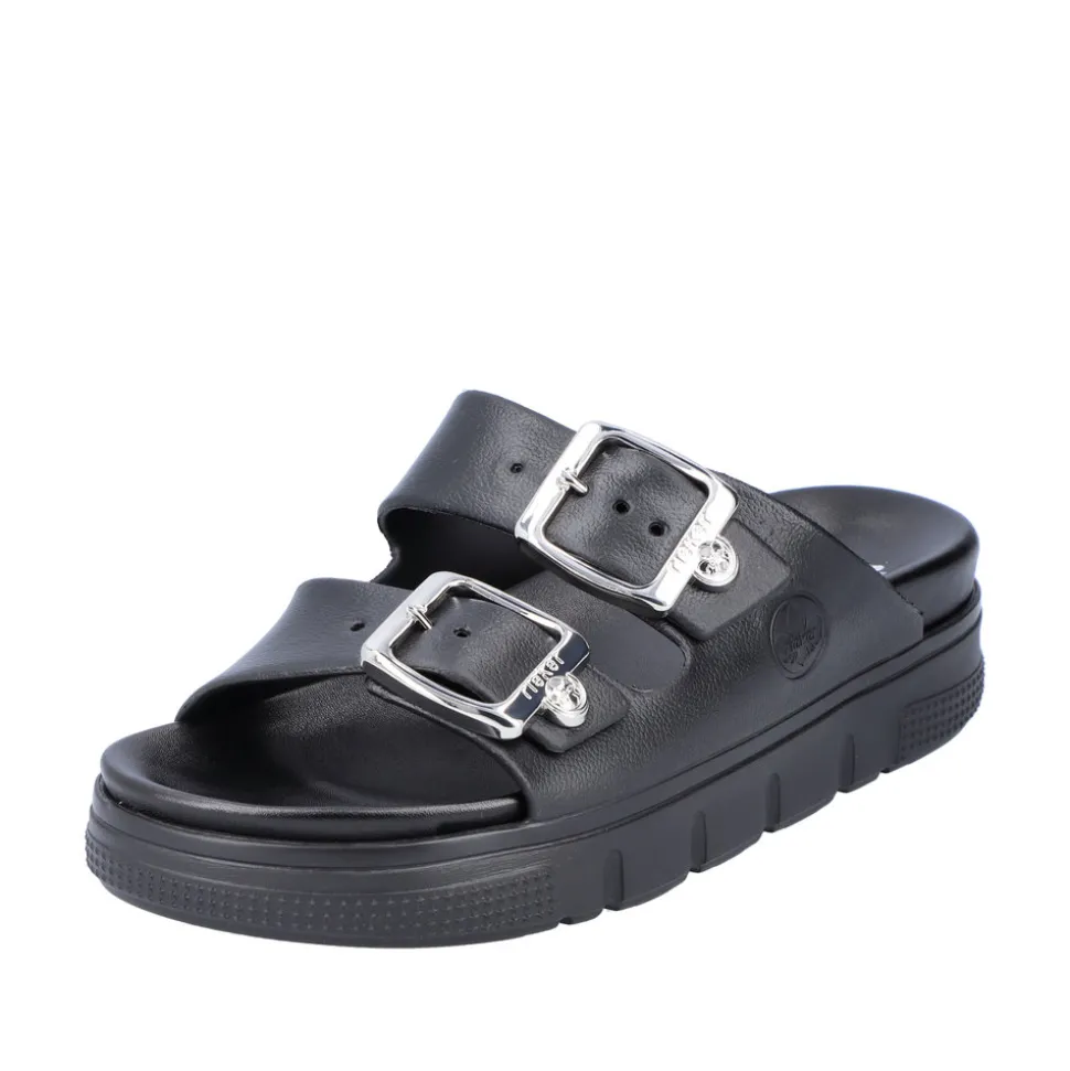 Best Sale Rieker Sandal Dame Sort