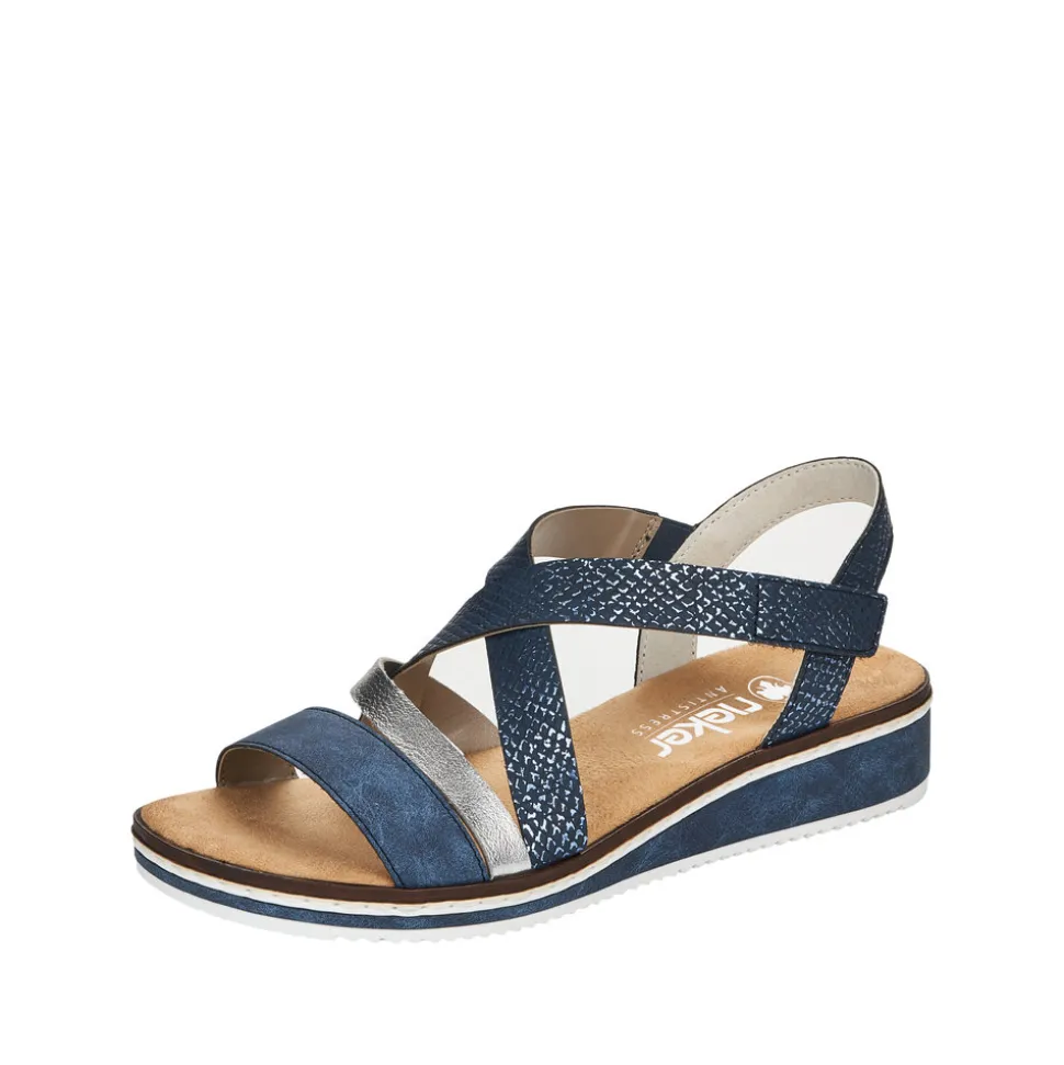 Hot Rieker Sandal Dame Blå