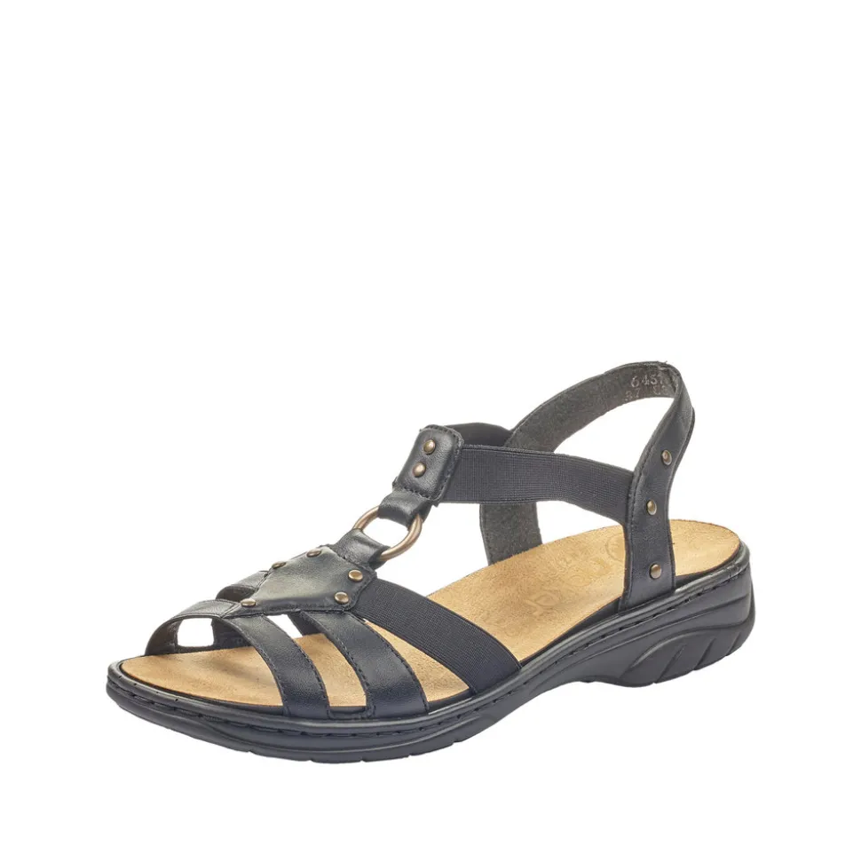 Store Rieker Sandal Dame Sort