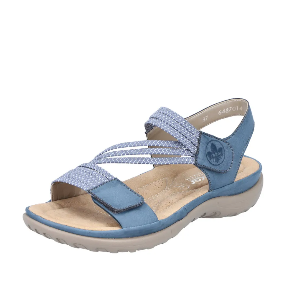 Flash Sale Rieker Sandal Dame Blå