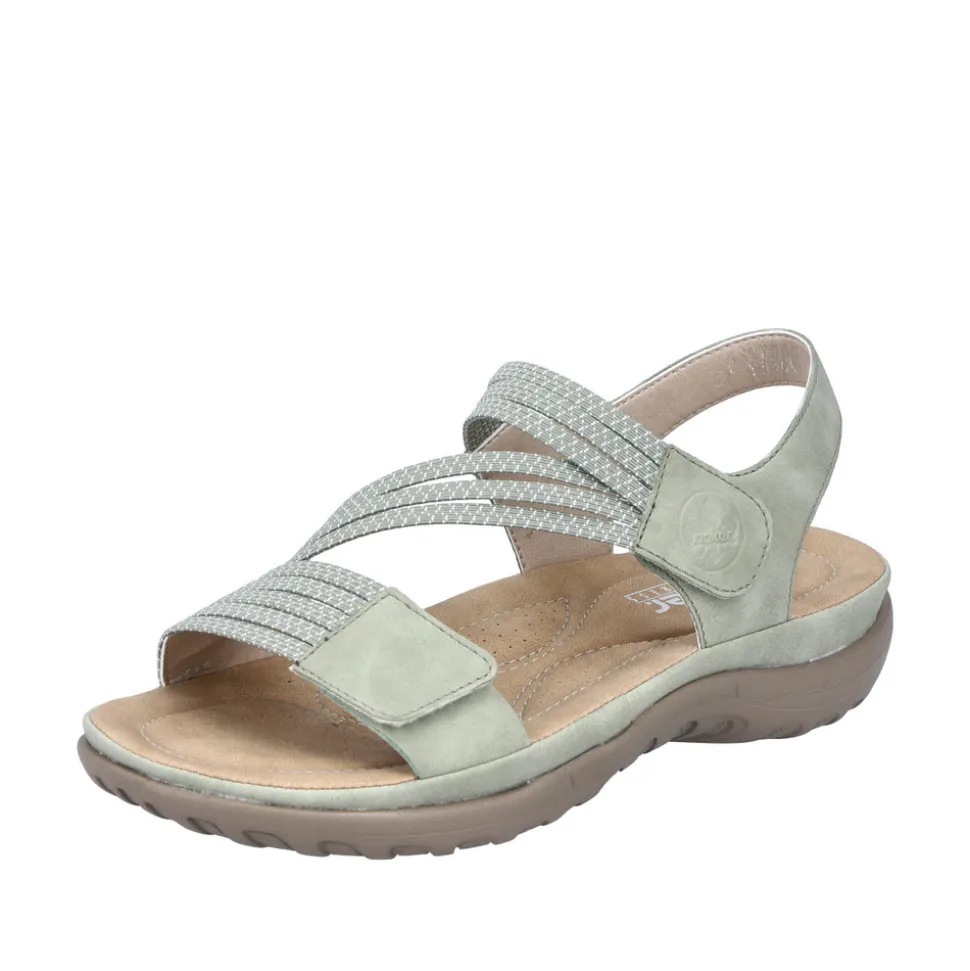 Clearance Rieker Sandal Dame Grøn