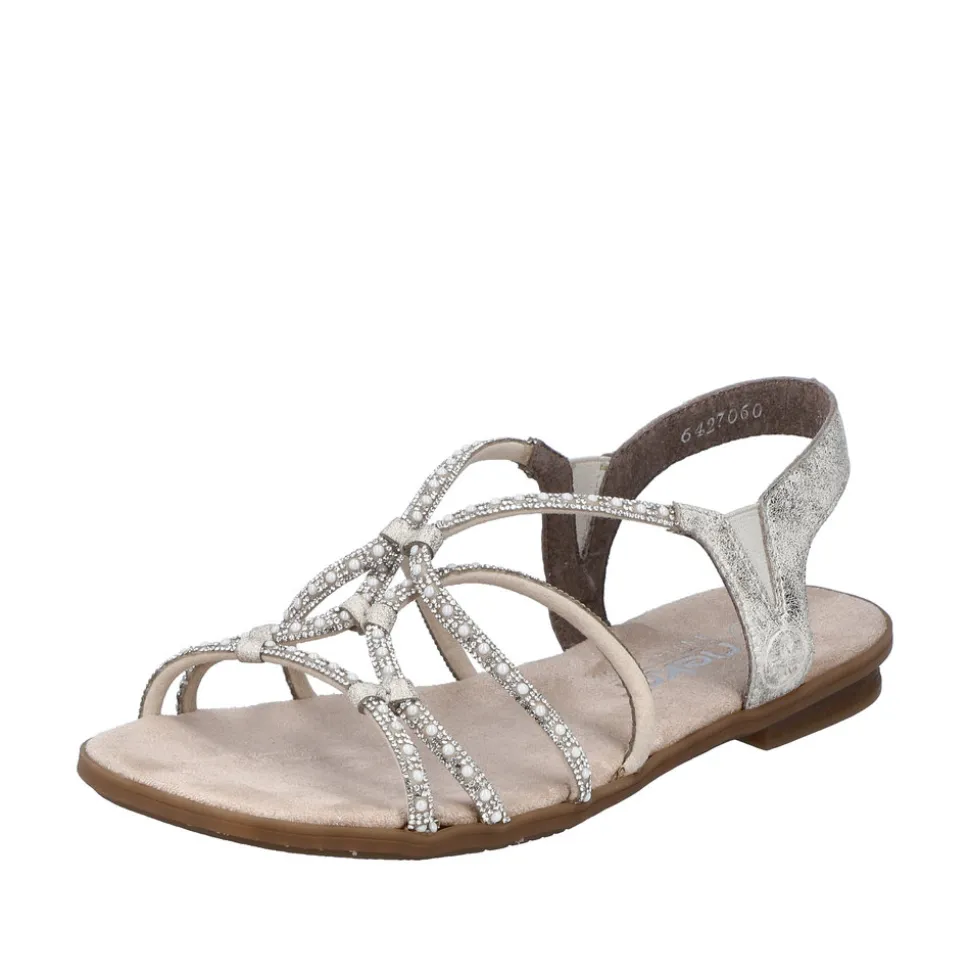 Best Rieker Sandal Dame Beige