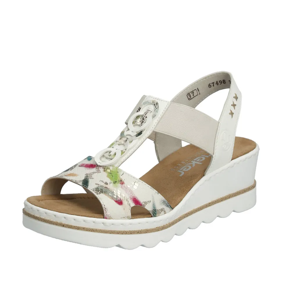 Flash Sale Rieker Sandal Dame Hvid