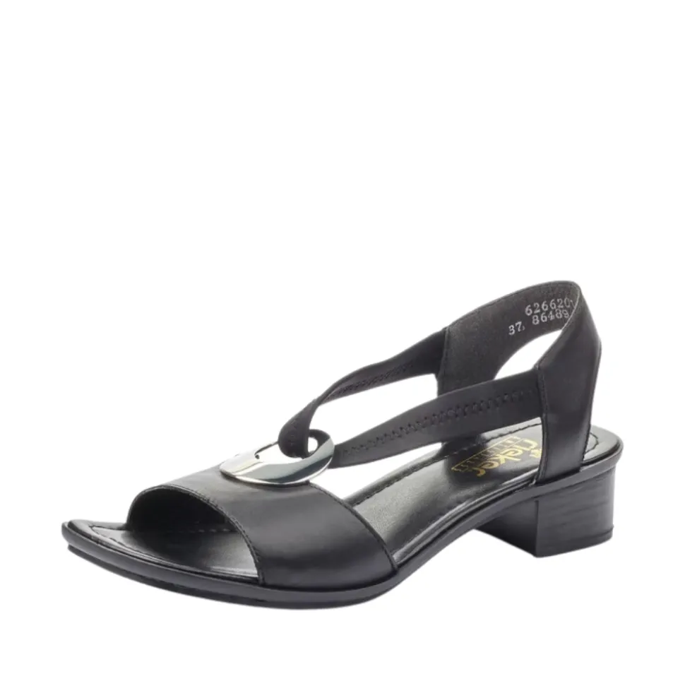 Clearance Rieker Sandal Dame Sort