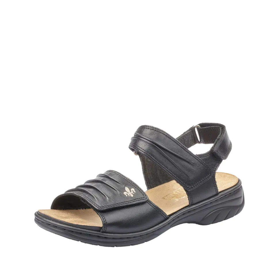 New Rieker Sandal Dame Sort