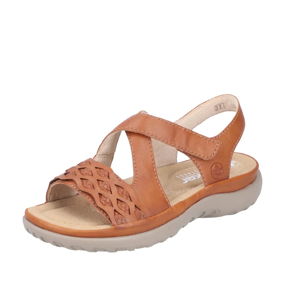 Shop Rieker Sandal Dame Brun