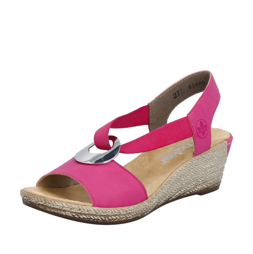 Store Rieker Sandal Dame Pink