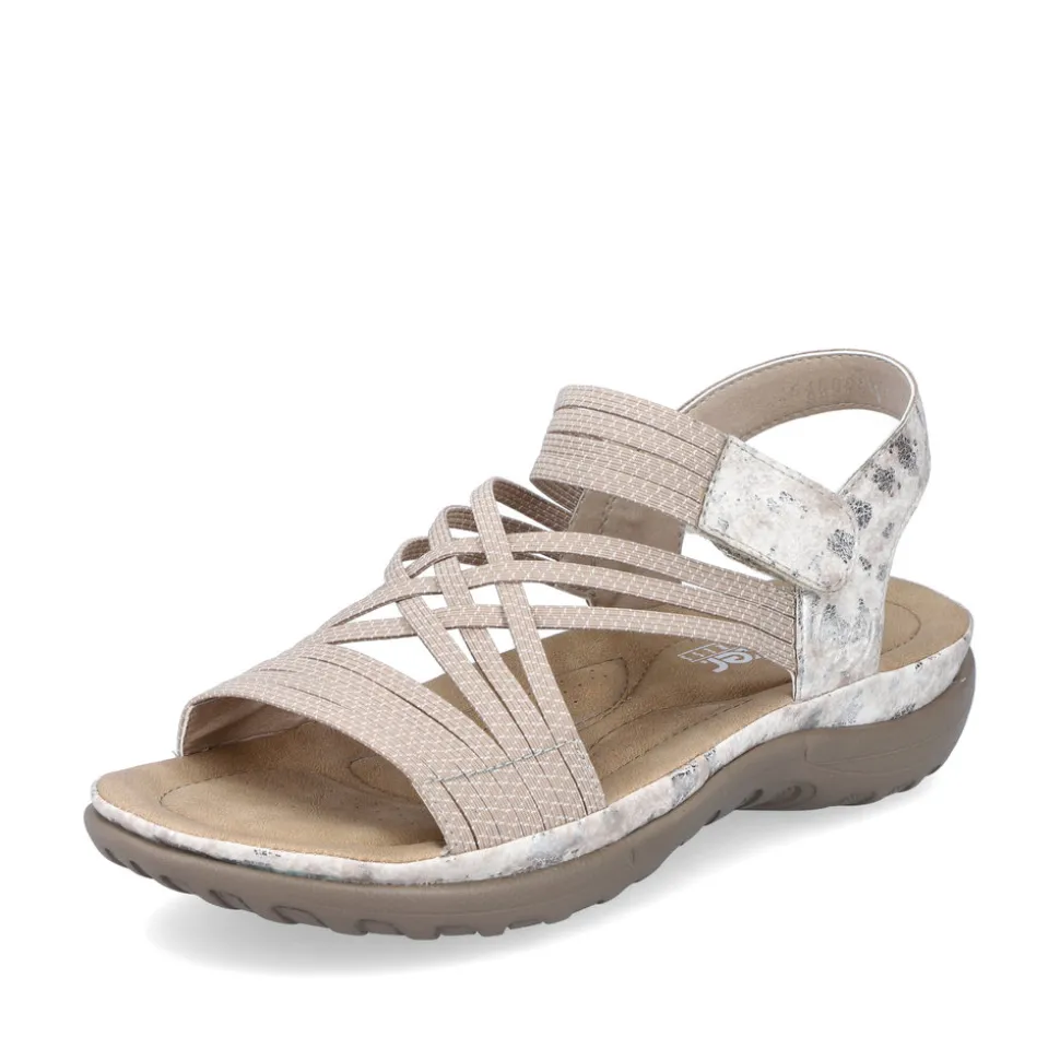 Store Rieker Sandal Dame Beige