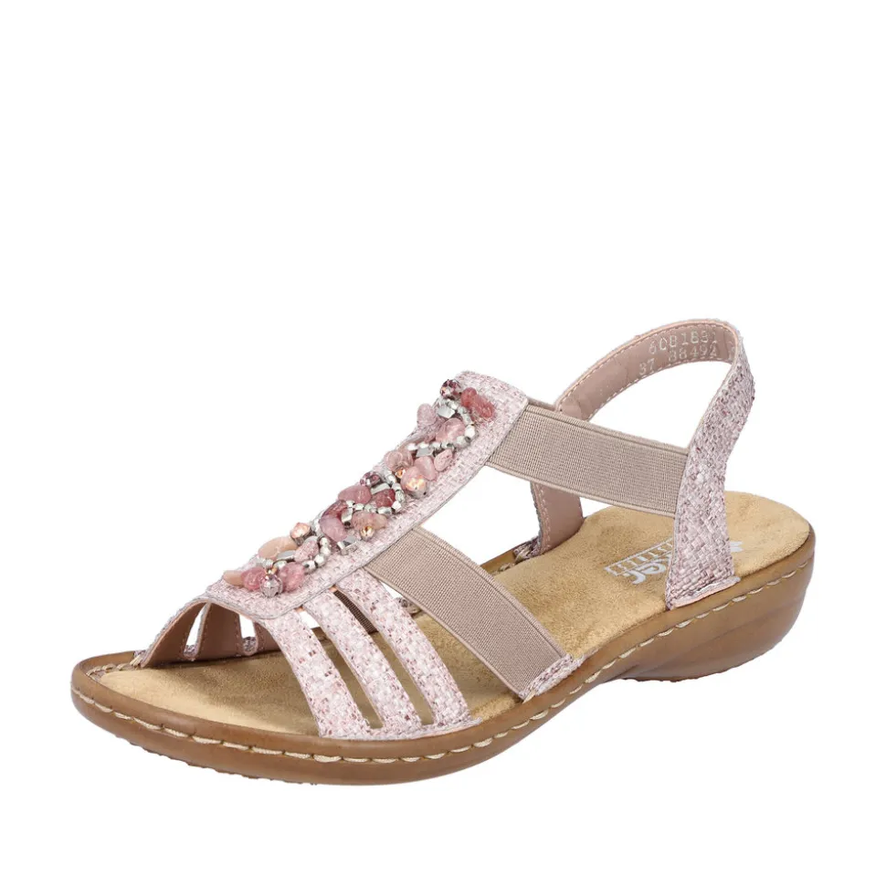 Sale Rieker Sandal Dame Rosa