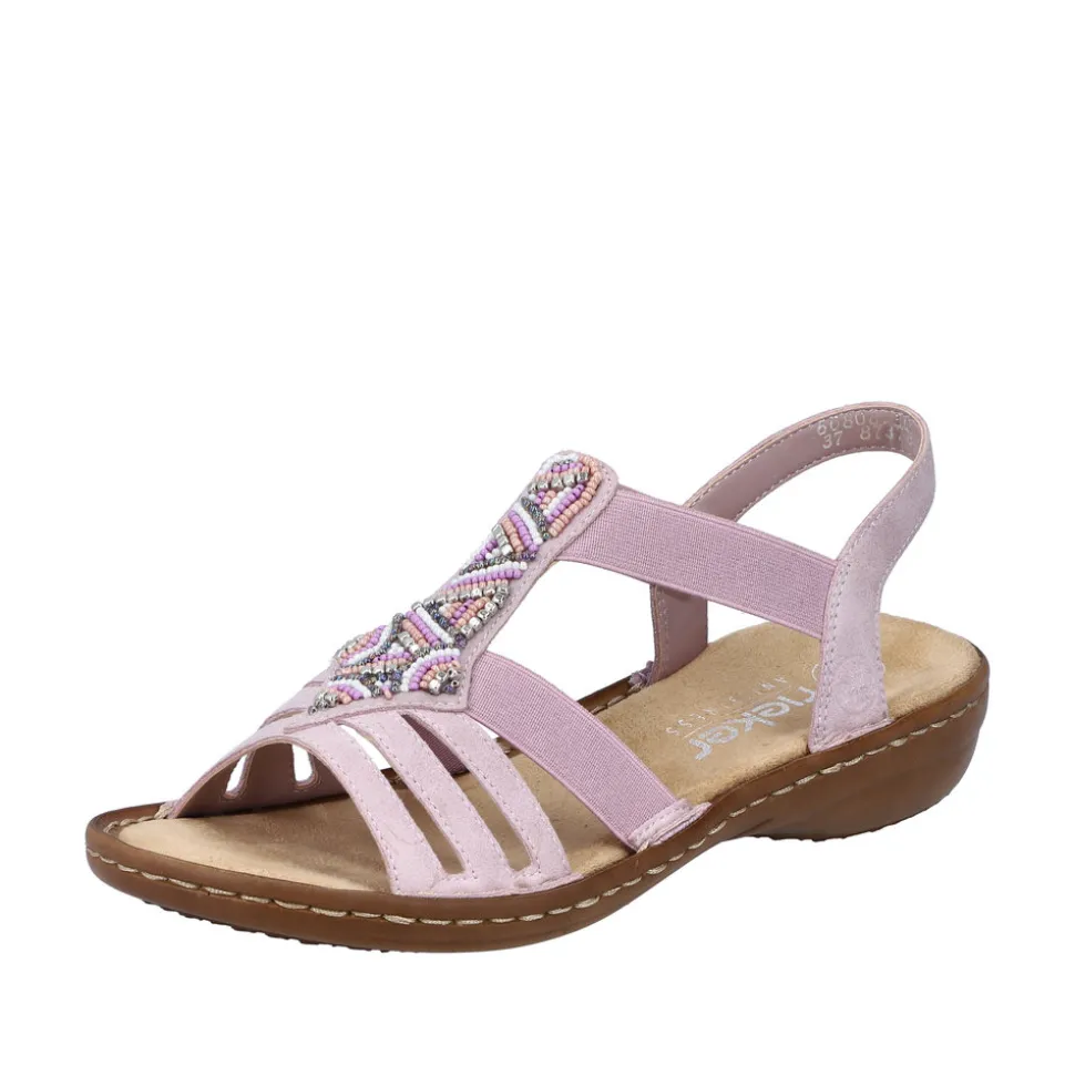 Store Rieker Sandal Dame Lilla