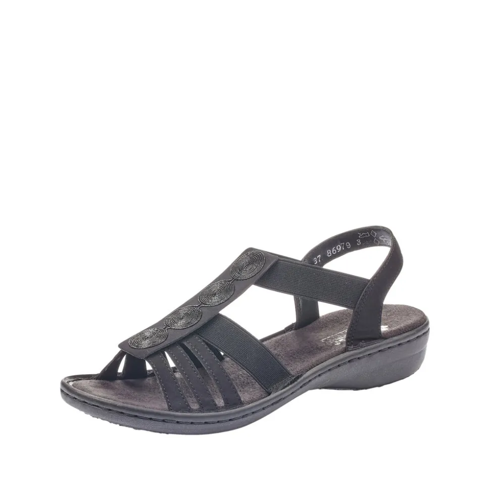 Discount Rieker Sandal Dame Sort