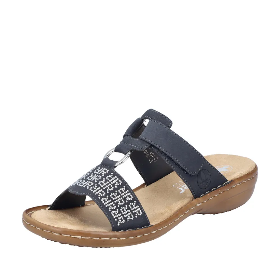 Cheap Rieker Sandal Dame Blå