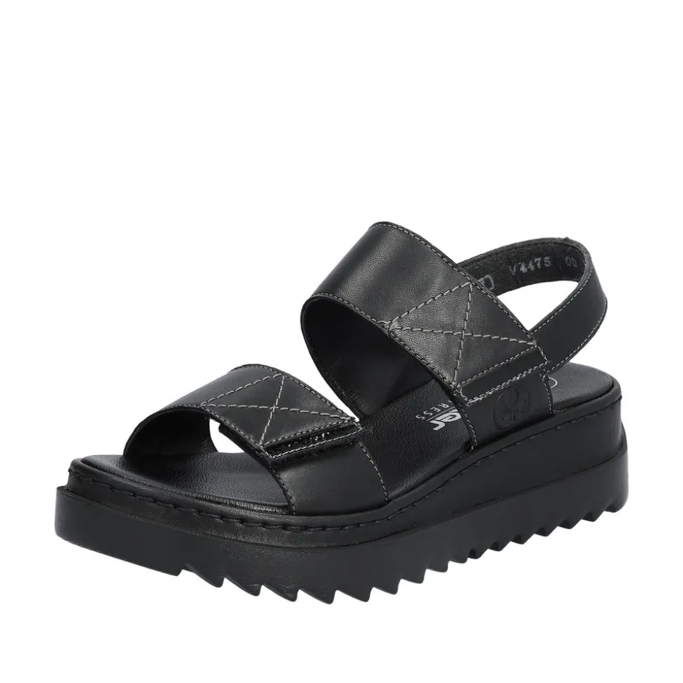 Best Sale Rieker Sandal Dame Sort