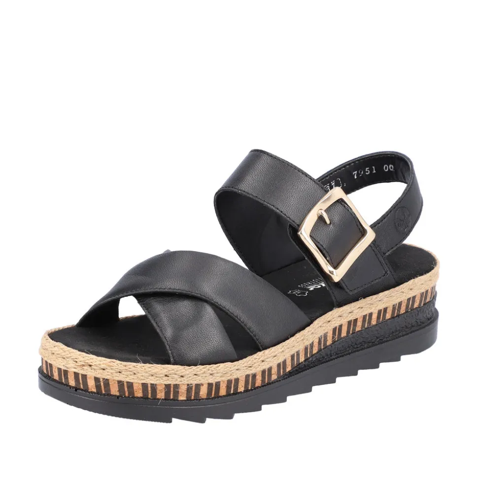 Discount Rieker Sandal Dame Sort