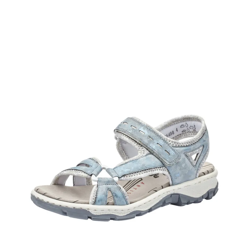 Fashion Rieker Sandal Dame Blå