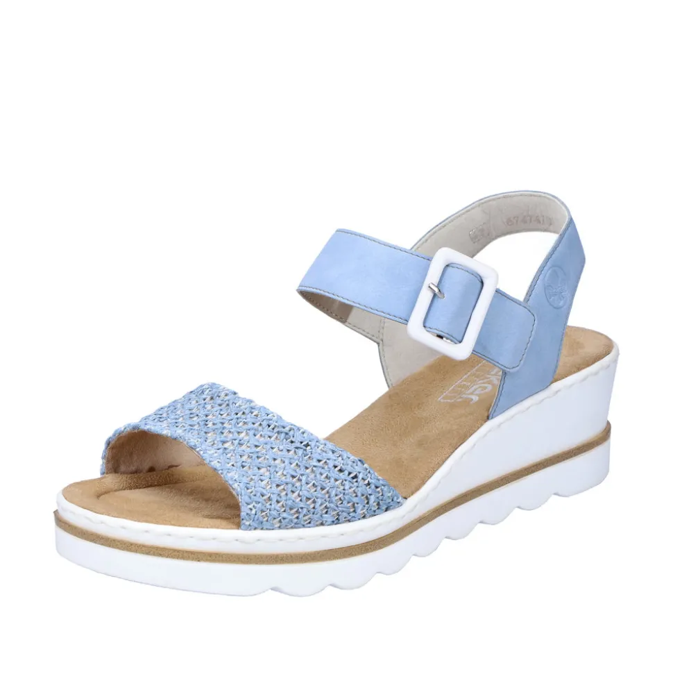 Flash Sale Rieker Sandal Dame Blå