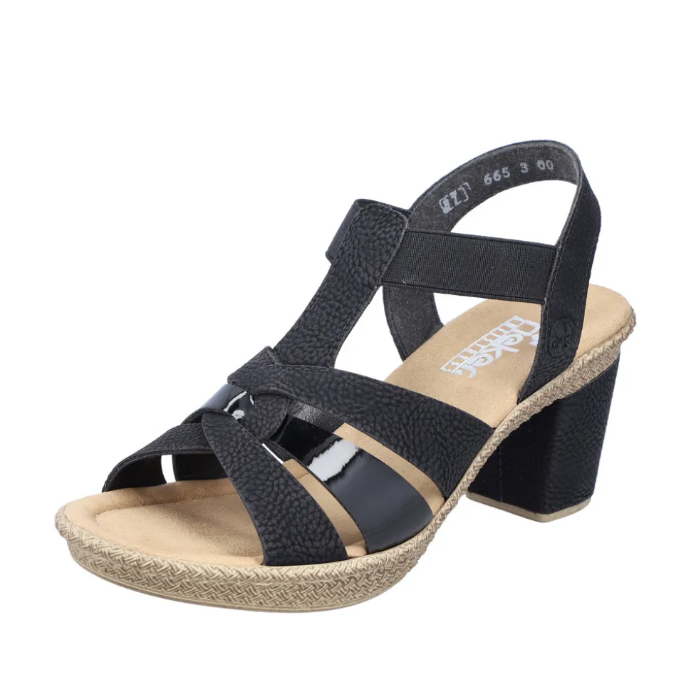 Best Rieker Sandal Dame Sort