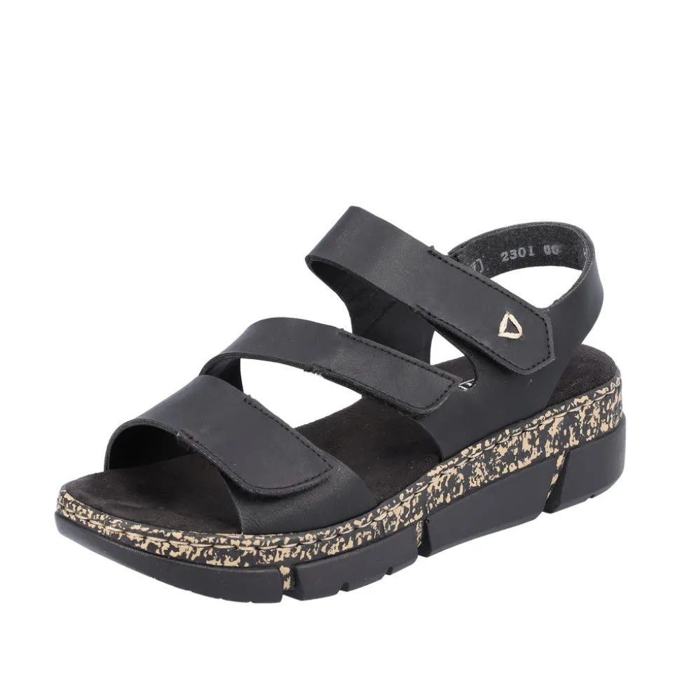 Best Sale Rieker Sandal Dame Sort