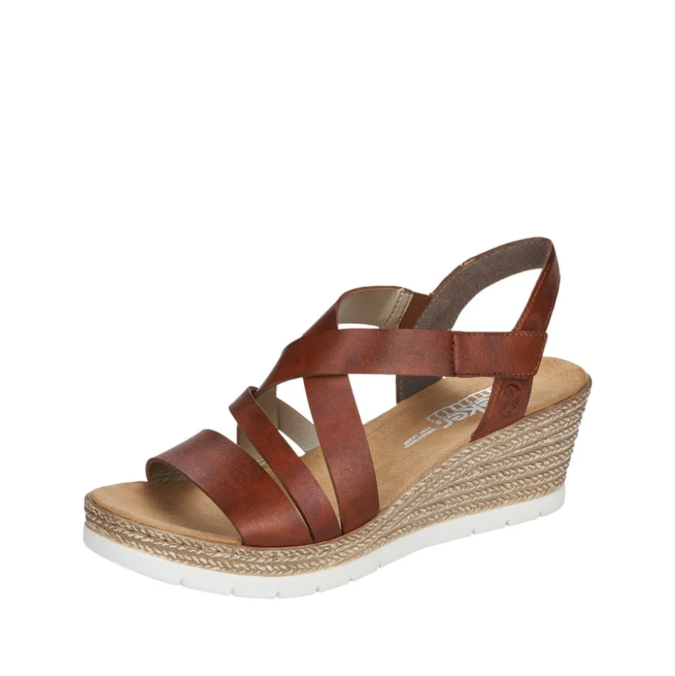 Shop Rieker Sandal Dame Brun