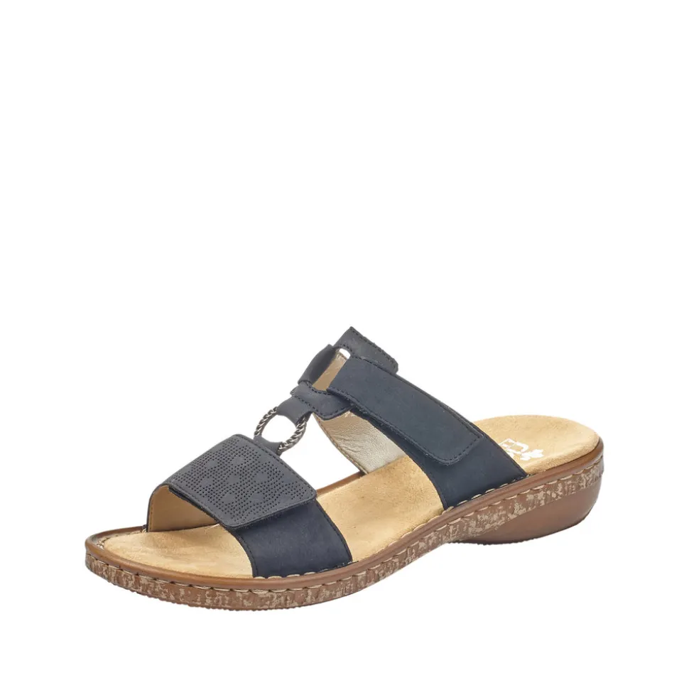 Cheap Rieker Sandal Dame Blå