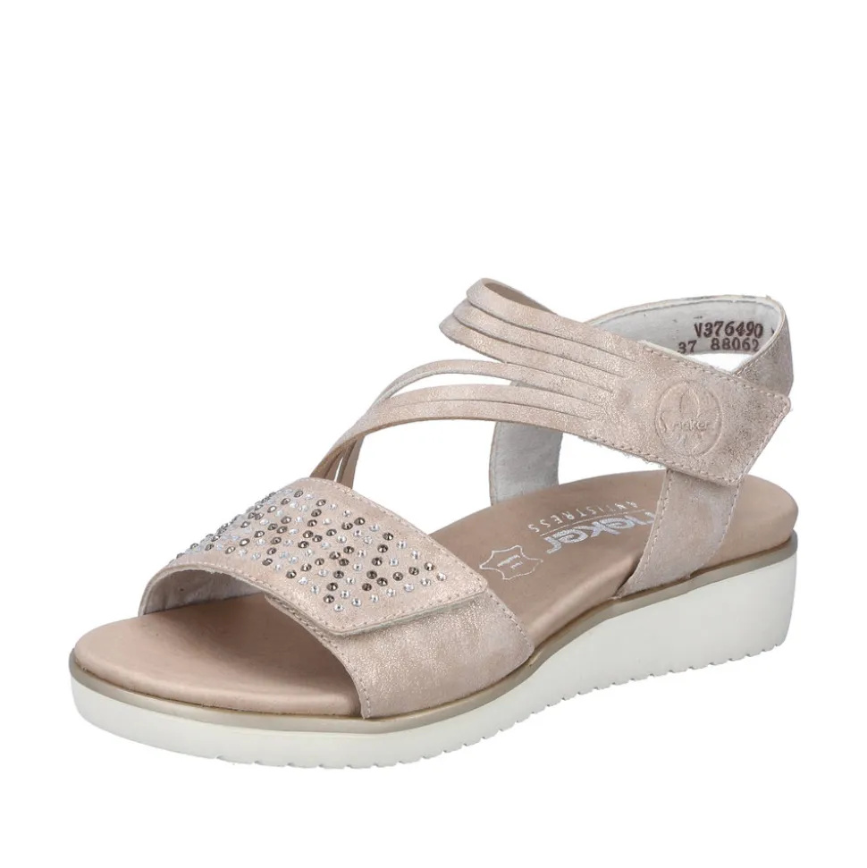 Cheap Rieker Sandal Dame Rosa