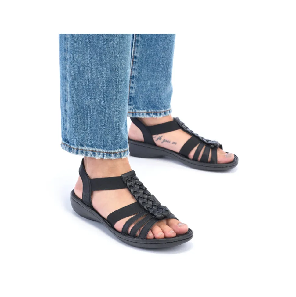 Online Rieker Sandal Dame Sort