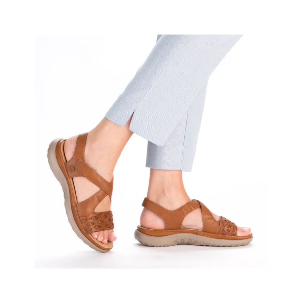 Shop Rieker Sandal Dame Brun