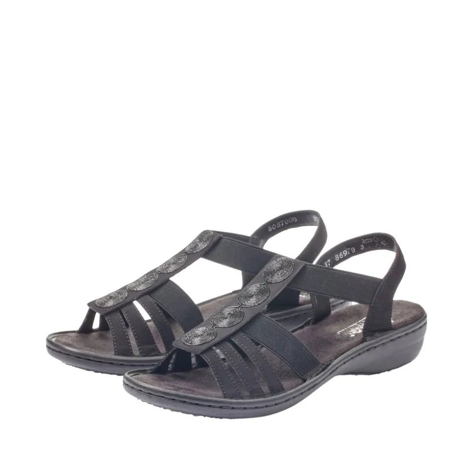 Discount Rieker Sandal Dame Sort