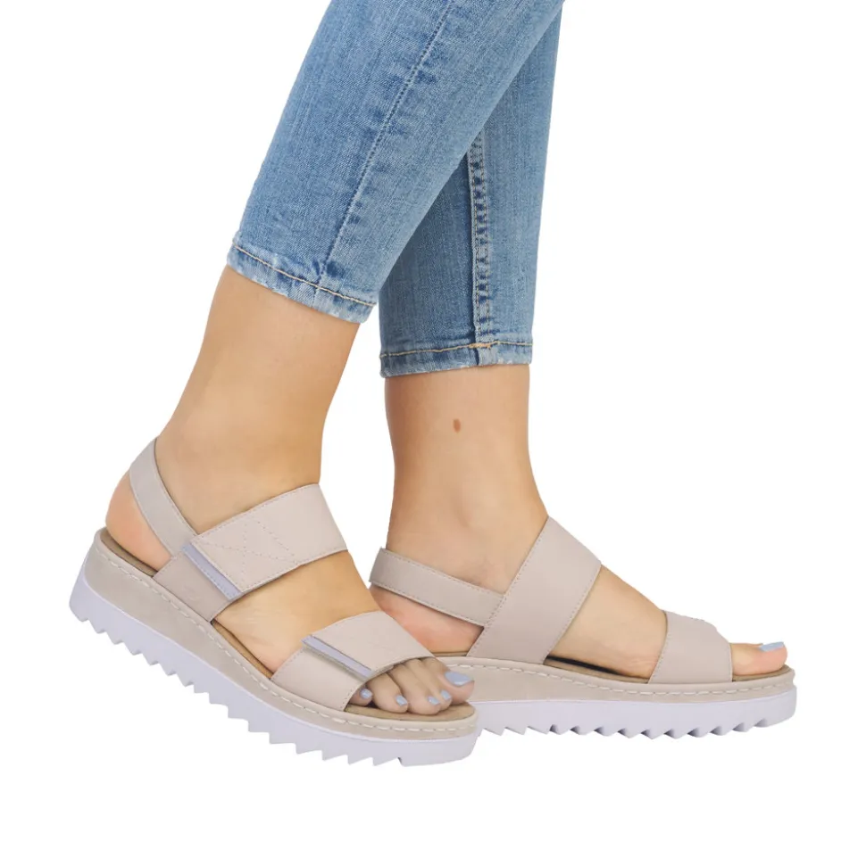 Sale Rieker Sandal Dame Lyserød