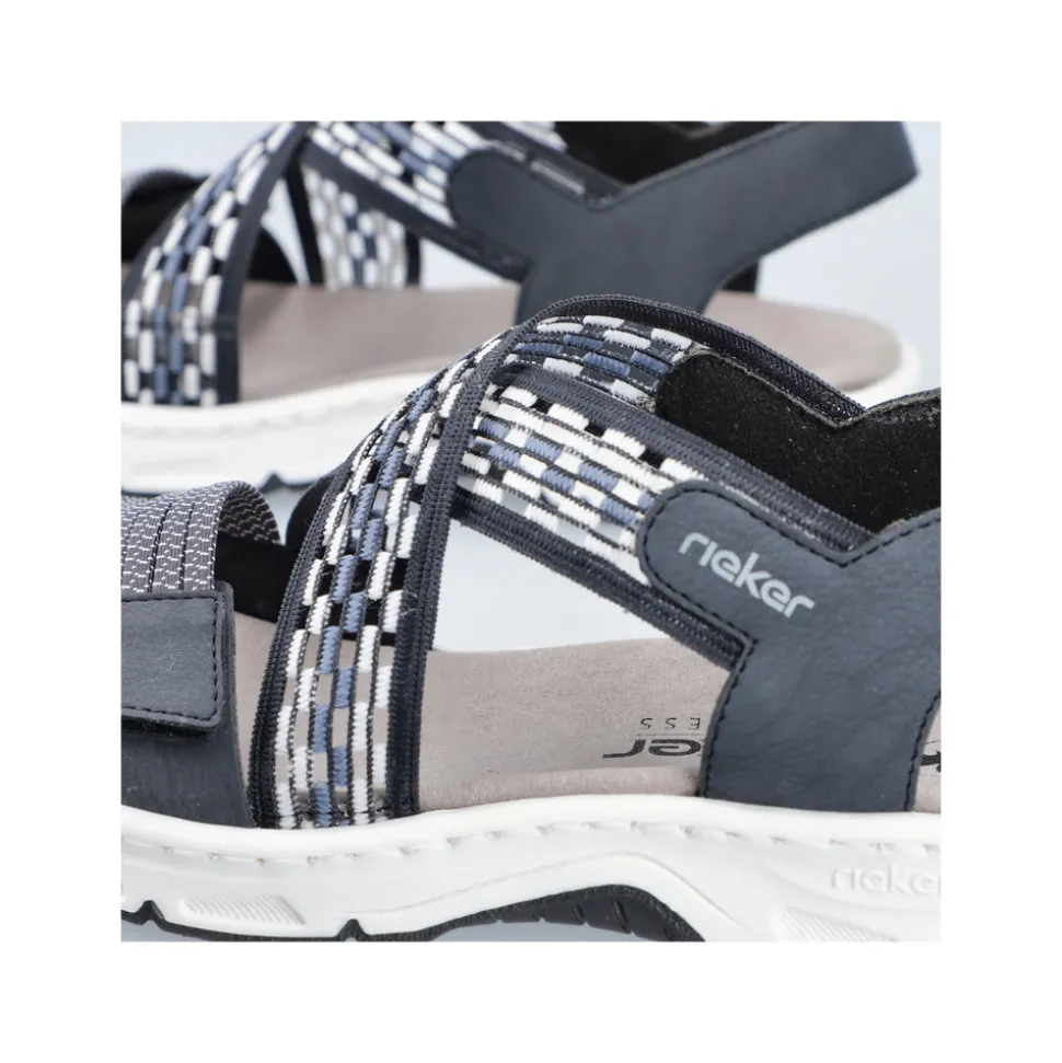 Shop Rieker Sandal Dame Blå