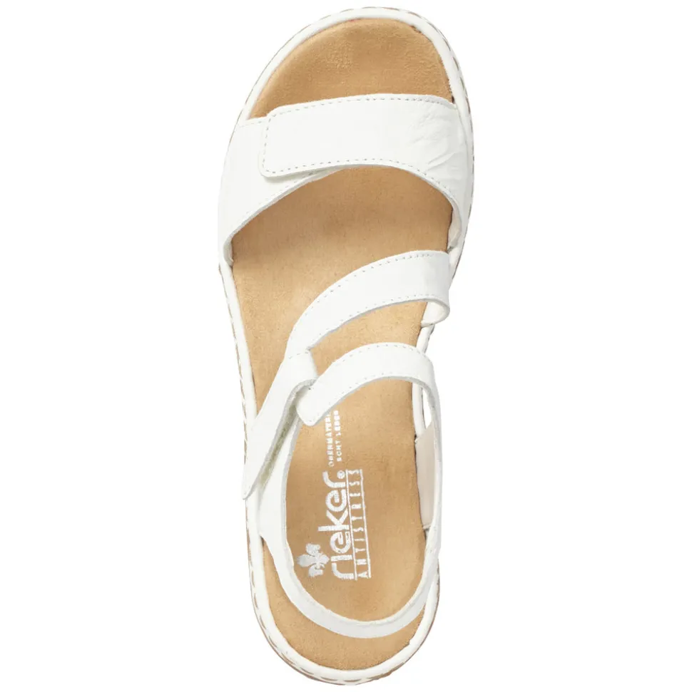 Clearance Rieker Sandal Dame Hvid