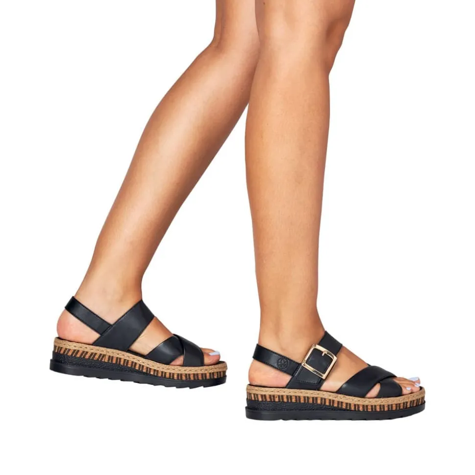 Discount Rieker Sandal Dame Sort