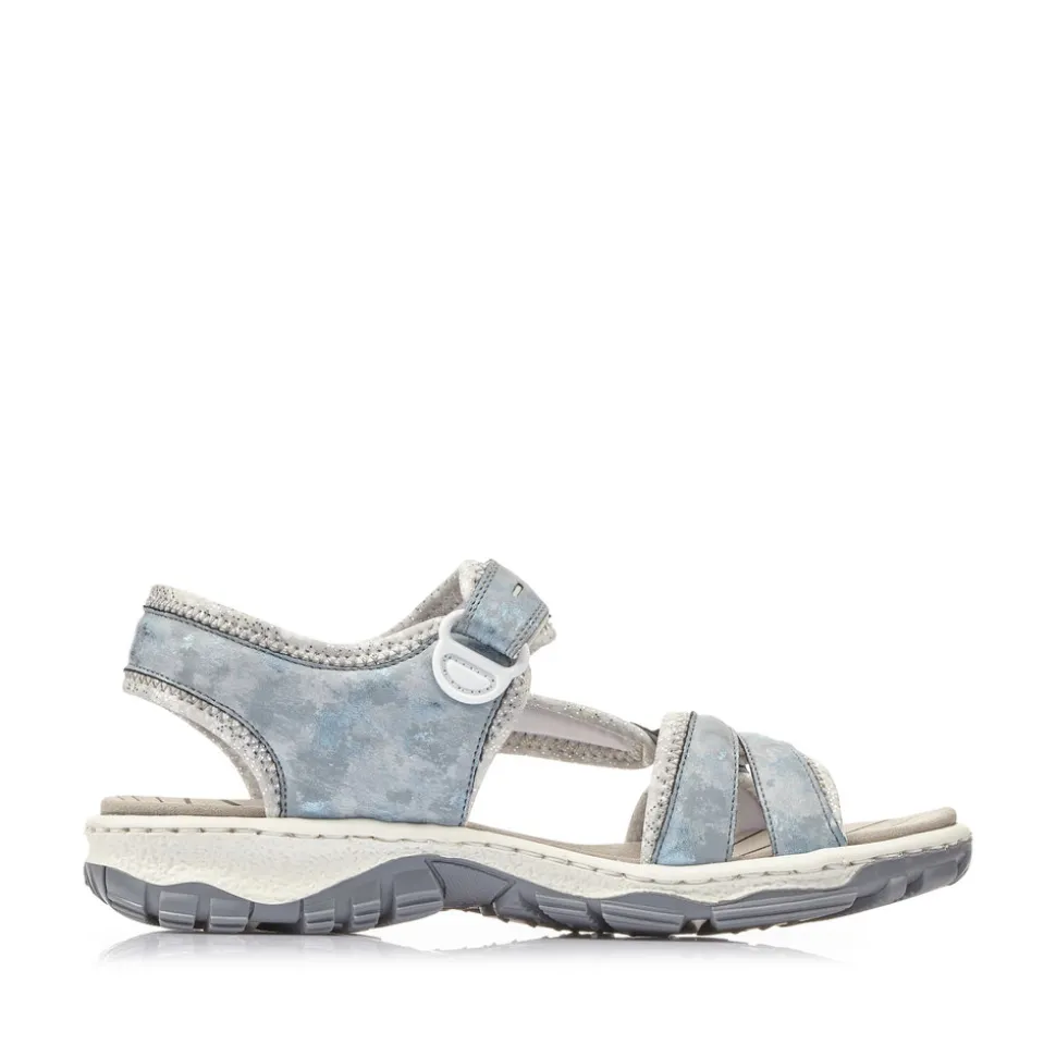 Fashion Rieker Sandal Dame Blå