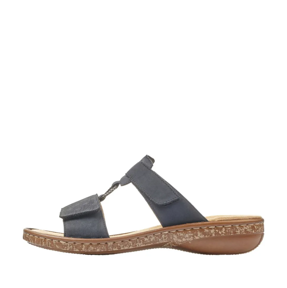 Cheap Rieker Sandal Dame Blå