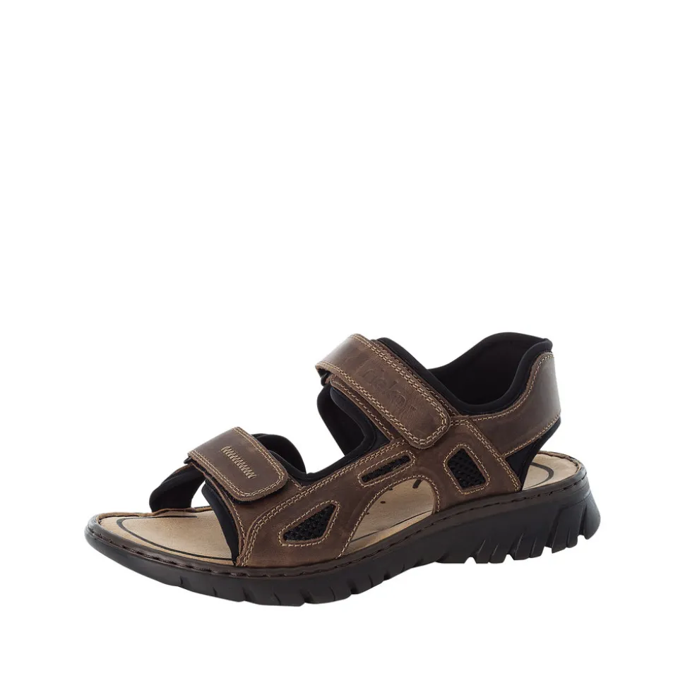 New Rieker Sandal Herre Brun