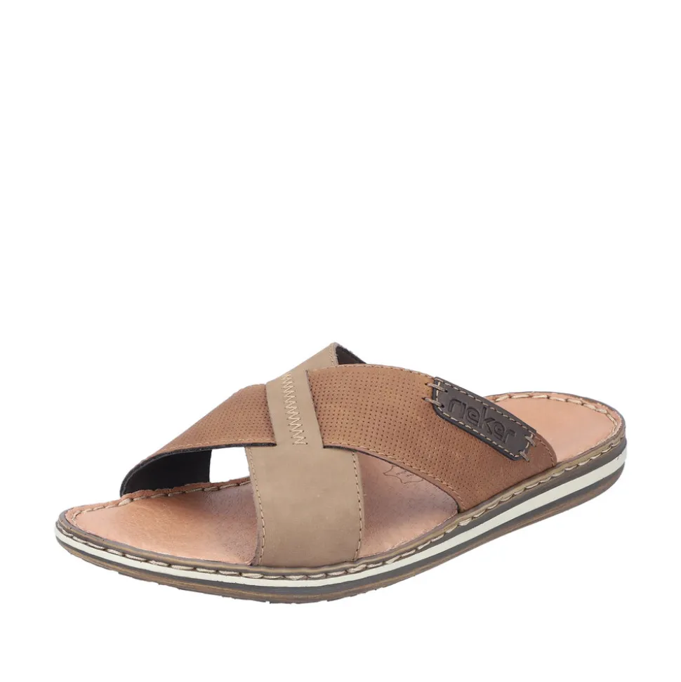 Fashion Rieker Sandal Herre Brun