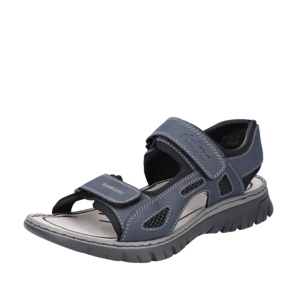 Clearance Rieker Sandal Herre Blå