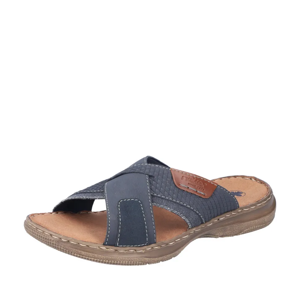 Best Rieker Sandal Herre Blå