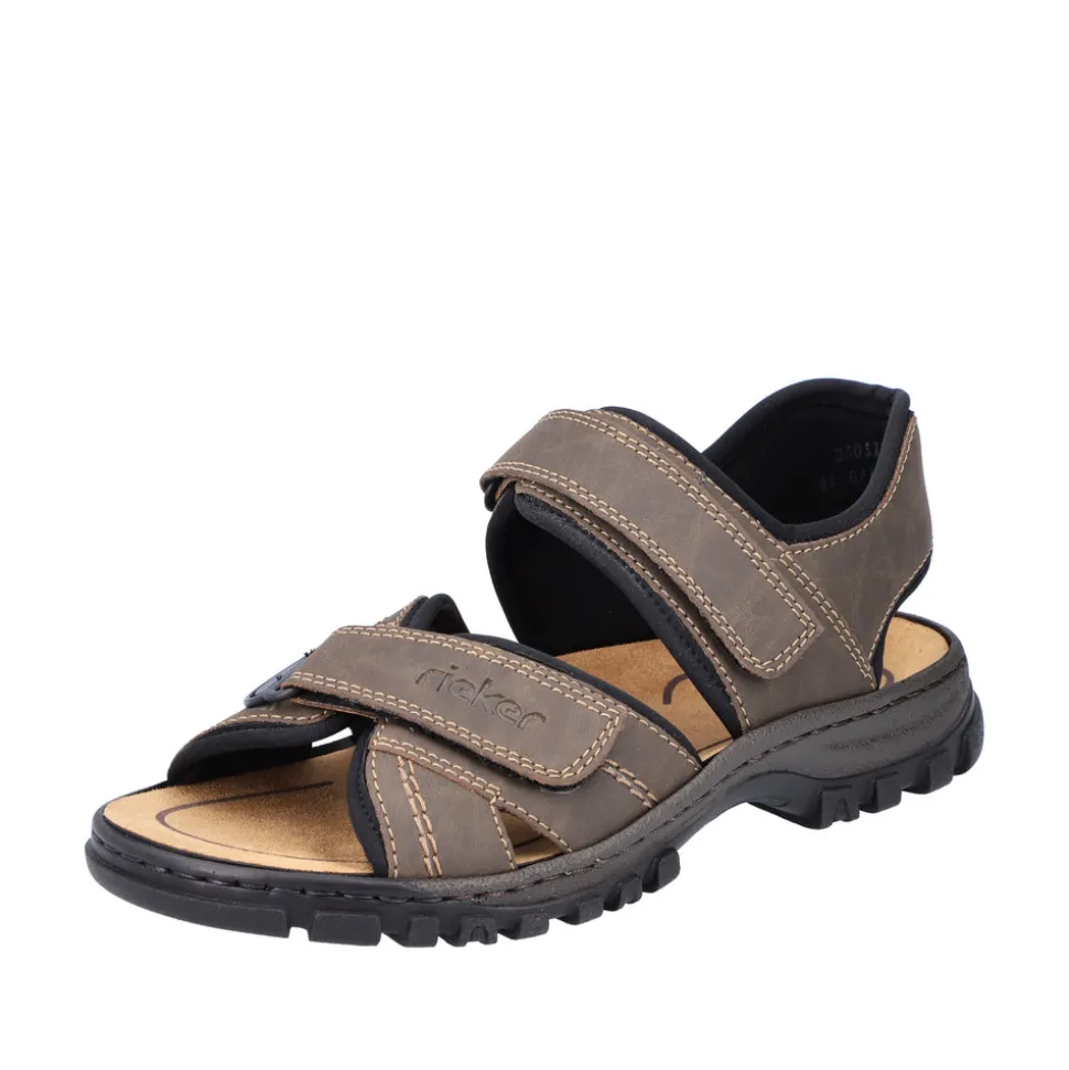 Clearance Rieker Sandal Herre Brun