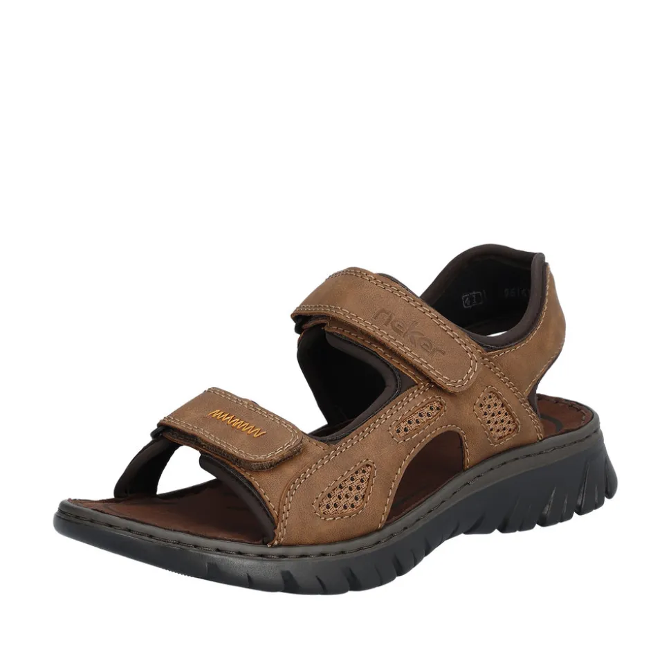 New Rieker Sandal Herre Brun